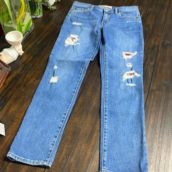 Gap1969 Distressed Straight Leg Jeans - Picture 3 of 7